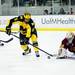 Michigan freshman right wingman Andrew Copp shoots a backhander and fails to score in the third period of the game against Ferris State on Friday, Mar. 1. Daniel Brenner I AnnArbor.com